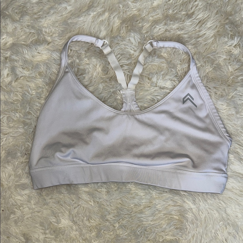 Women's White Sports Bra